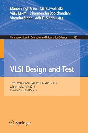 vlsi design and test 17th international symposium vdat 2013 jaipur india july 27 30 2013 proceedings 2013