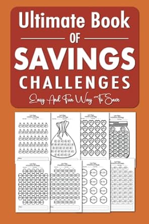 ultimate book of savings challenges 120 pages money savings challenges journal low income savings challenges