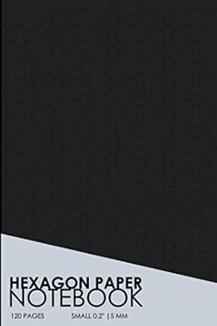 hexagonal paper notebook hexagonal graph hex graph paper student lab notebook organic chemistry formulas