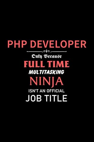 php developer notebook 6 x 9 over 100 pages / lined journal daily journal event goals daily organizer 1st