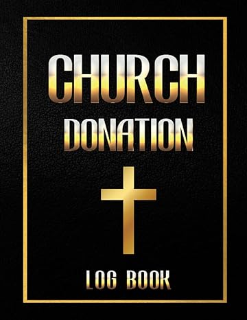 church donation log book elegant design financial record accounting ledger for small churches and nonprofit