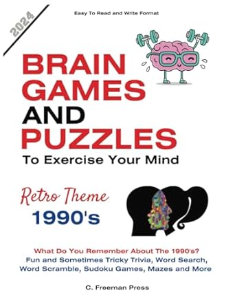 brain games and puzzles to exercise your mind including word search trivia sudoku word scramble mazes and