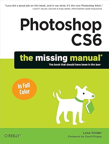 photoshop cs6 the missing manual 1st edition lesa snider 1449316158, 978-1449316150