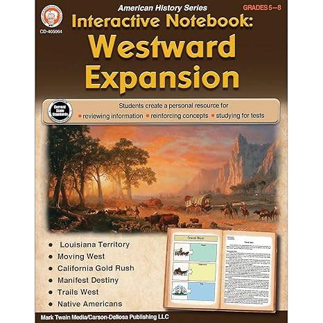 westward expansion interactive notebook grades 5 8 social studies native americans louisiana territory and