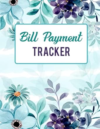 bill payment tracker monthly bill planner and organizer log book for budgeting financial finance and payments