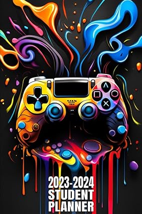student planner 2023 2024 agenda for middle elementary and high school student small size game controller