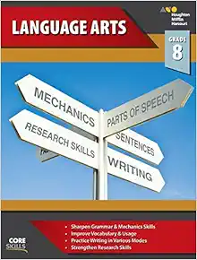 steck vaughn core skills language arts workbook grade 8 1st edition steck vaughn 0544267915, 9780544267916