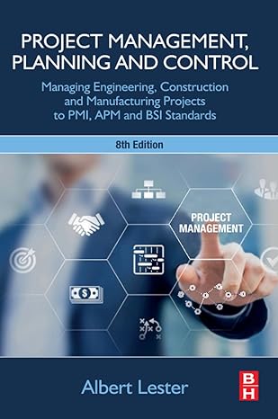 project management planning and control managing engineering construction and manufacturing projects to pmi