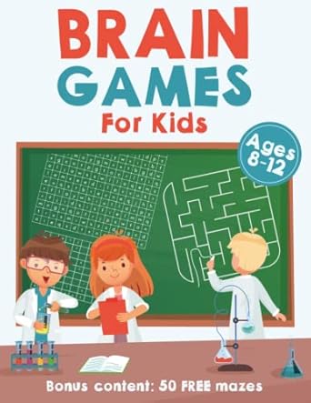 brain games for kids ages 8 12 bonus content 50 free mazes 1st edition indiepreneur publishing 979-8395061911
