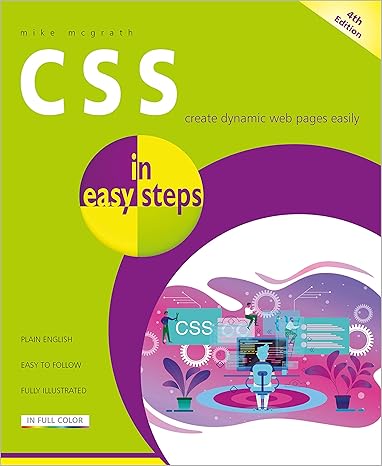 css in easy steps 4th edition mike mcgrath 1840788755, 978-1840788754