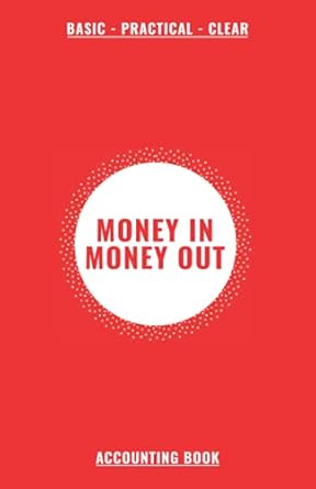 money in money out book simple accounting ledger for logging financial transactions ideal for small