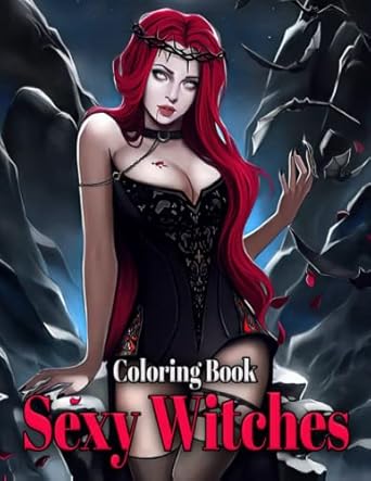 sexy witches coloring book naughty and hot women coloring pages with beautiful illustrations design for
