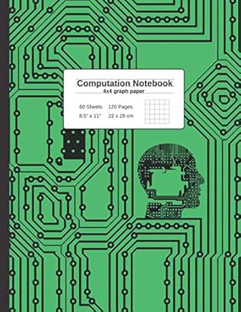 computation notebook 4x4 graph paper gifts for computer programming lovers motherboard layout 1st edition bit