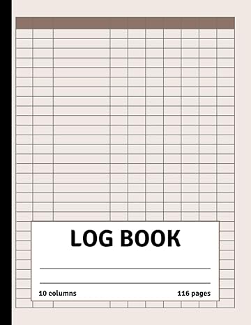 customizable 10 column log book large multipurpse ledger 1st edition logsmart publications b0c9s86ttt