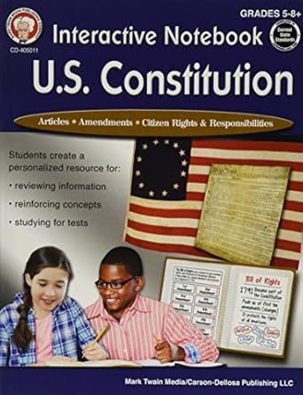mark twain interactive notebook u s constitution grades 5 12 ntb edition george r lee ,schyrlet cameron