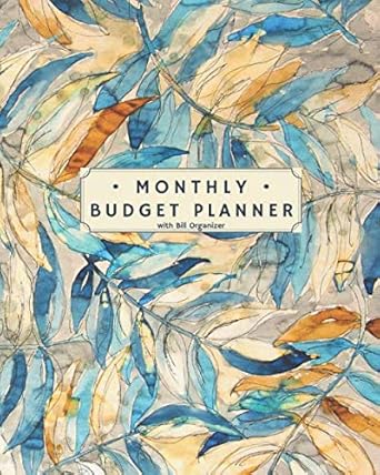 monthly budget planner and bill organizer simple money management with income and expense tracker frugal and