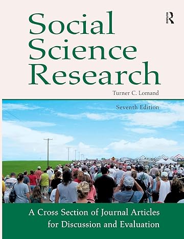 social science research 7th edition turner lomand 9781936523016