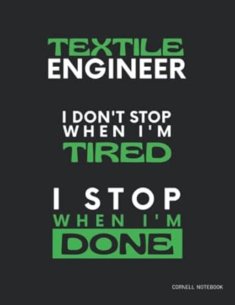 cornell notes notebook for textile engineers for high school notebooks with ruled and graph paper pages are