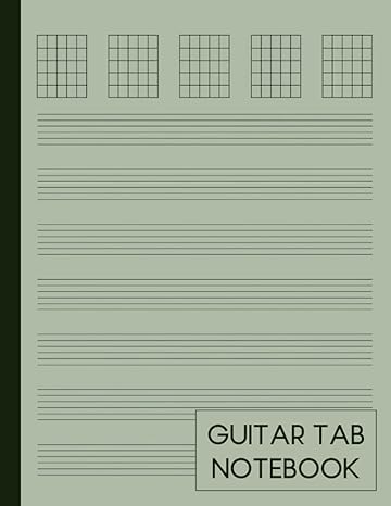 guitar tab notebook blank 6 string guitar tablature paper for music composition and songwriting 1st edition