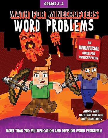 math for minecrafters word problems grades 3 4 workbook edition sky pony press ,amanda brack 1510730869,