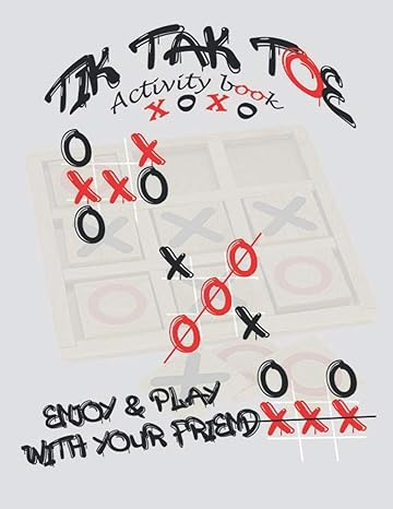 tik tak toe activity book xoxo xoxo gaame book fun quiet games play with your friend and enjoy activity book