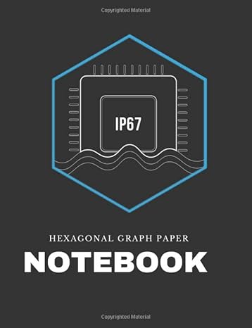 hexagonal graph paper composition notebook organic chemistry and biochemistry note book 1/4 inch hexagons