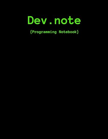 dev note programmers graph paper notebook with computer science data structures and algorithm cheat sheets