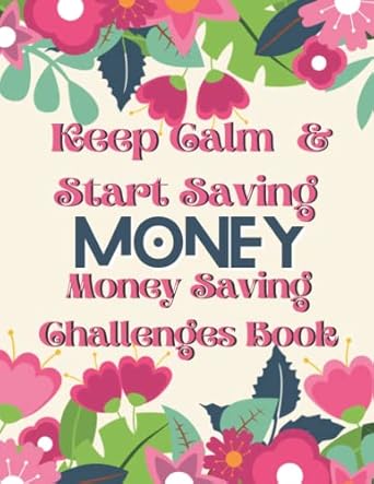 money savings challenge book for women and men money saving challenge workbook money saving log book for