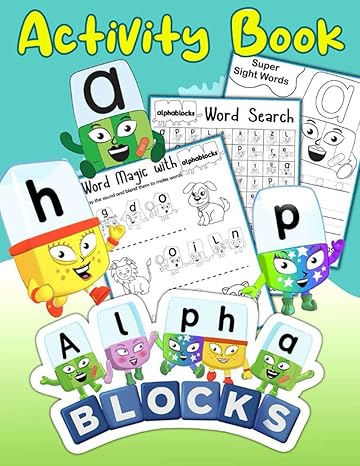 alphablocks activity book 2022 2023 a children s coloring book and activity book for kids of all ages
