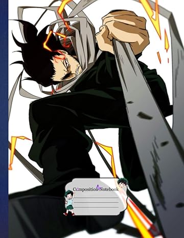 composition notebook my manga hero academiia 101 8 5x11 inches 110 page perfect for children school notes