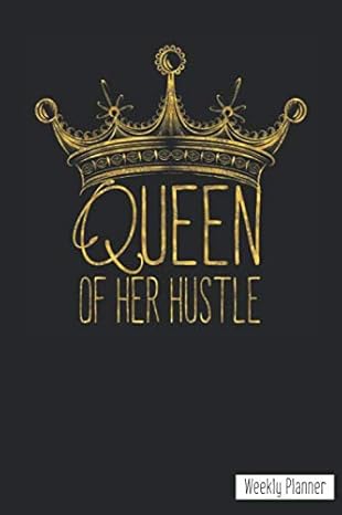 queen of her hustle weekly planner 52 week goal setting planner and organizer with inspirational quotes for