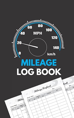 mileage log book for taxes small size 5x8 fits in glove box automotive daily tracking miles record book