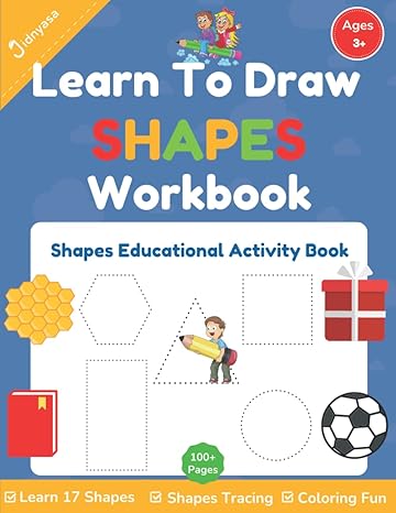 learn to draw shapes workbook shapes educational activity book shapes tracing book for toddlers preschool pre