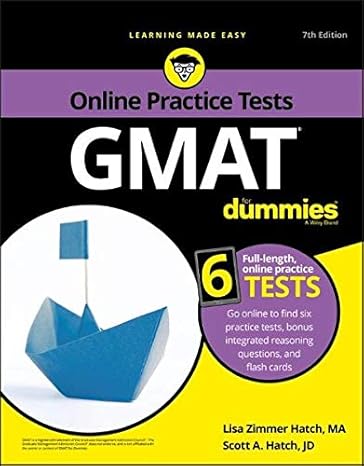 gmat for dummies 7th edition lisa zimmer hatch ,scott a. hatch 1119374146, 978-1119374145