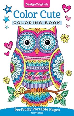 color cute coloring book perfectly portable pages extra thick high quality perforated pages convenient 5x8