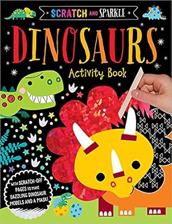 scratch and sparkle dinosaurs activity book 1st edition elanor best ,stuart lynch 178843675x, 978-1788436755