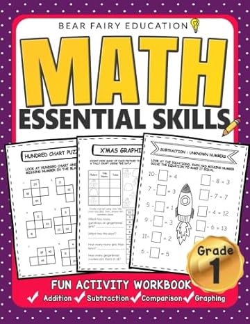 math essential skills for grade 1 activity workbook for kids math workbooks math workbooks grade 1 1st grade