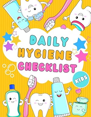 daily hygiene checklist for kids self care and health journal to helping children develop healthy habits 1st