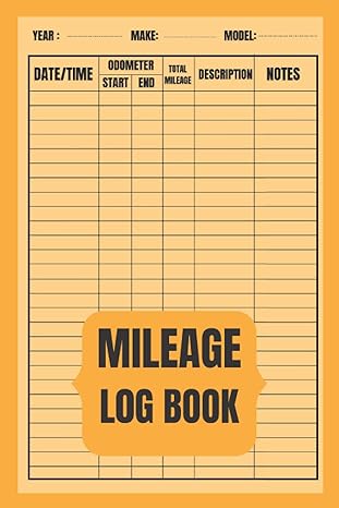 mileage log book auto mileage tracker to record and track your daily mileage for taxes vehicle mileage