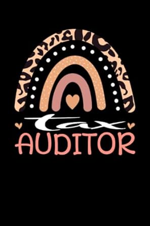tax auditor rainbow leopard appreciation accounting finance lined notebook / journal gift 120 pages 6x9 soft