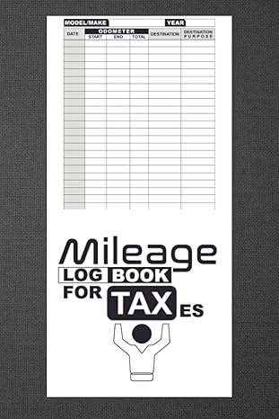 mileage log book for taxes tax mileage log book record and track your daily mileage with gas mileage log book