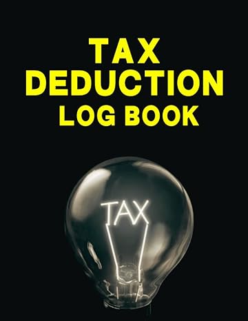 tax deduction log book cut record notebook gift for any business owner accountant or entrepreneur for