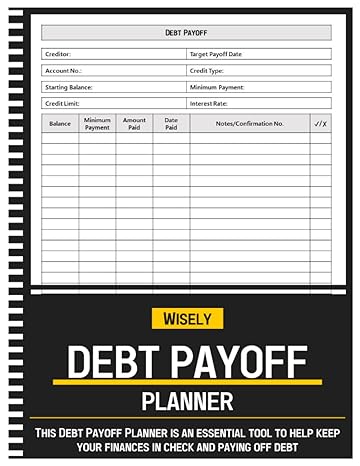 debt payoff planner debt payoff tracker and debt snowball tracker to take control of your financial situation