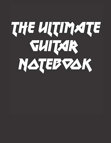 the ultimate guitar notebook music paper sheet for guitarist and musicians tablature writing paper with chord