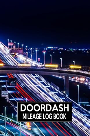 doordash mileage log book track and record your daily mileage in mileage log book for doordash 6 x 9 120