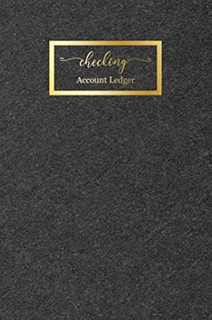 checking account ledger rustic black payment tracker log book for check and debit card record personal
