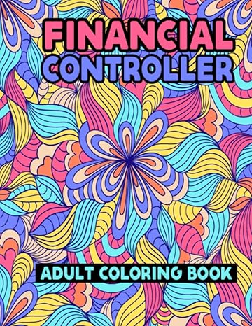 financial controller adult coloring book stress relief financial controller gift idea adult coloring activity