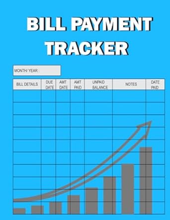 bill payments tracker monthly bill payments organizer log book for expense and bill tracker checklist