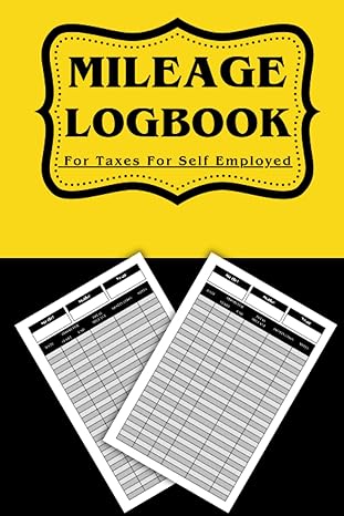 mileage log book for taxes for self employed tax deductible mileage recorder compact mileage log book optimal