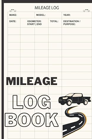 mileage log book vehicle mileage journal for business or personal taxes truck or car owner gift notebook